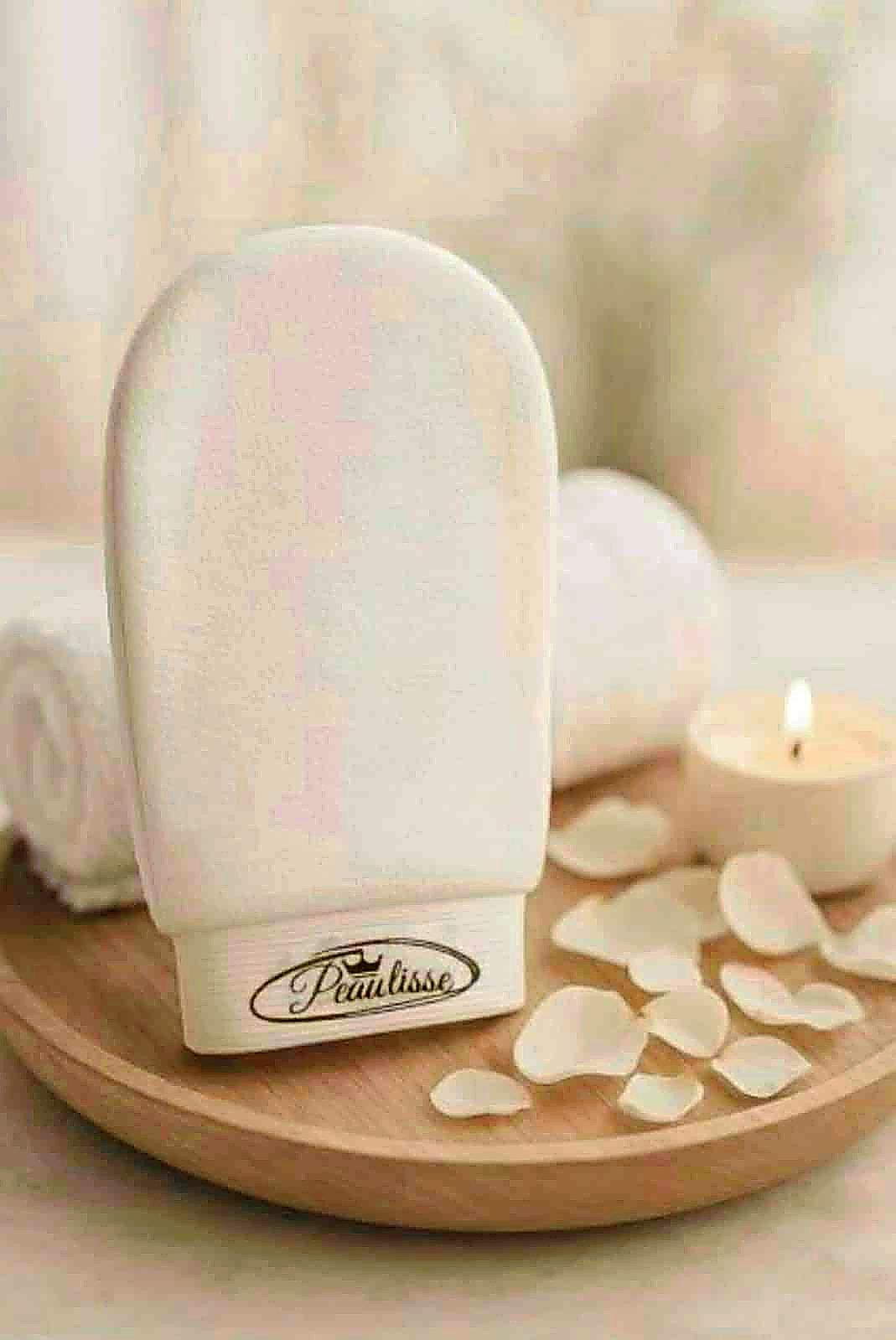Gant Exfoliant Peaulisse BLANC PUR
