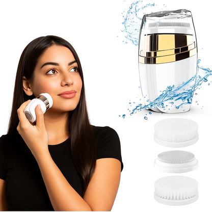 🧖‍♀️ Brosse Visage Sonique 3-en-1 Skalyn